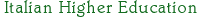 Italian higher education 